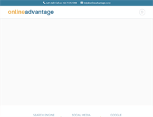 Tablet Screenshot of onlineadvantage.co.nz